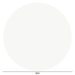 ΕΠΙΦΑΝΕΙΑ ΤΡΑΠΕΖΙΟΥ HPL ΣΤΡΟΓΓΥΛΗ HM5841.23 WHITE Φ60εκ. - Image 2