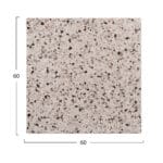 ΕΠΙΦΑΝΕΙΑ ΤΡΑΠΕΖΙΟΥ WERZALIT 60Χ60Χ3.5εκ. TERRAZZO HM5229.16 - Image 2