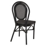ΚΑΡΕΚΛΑ ΑΛΟΥΜΙΝΙΟΥ TRENT BAMBOO LOOK ΜΕ TEXTLINE 45x57x88 εκ. HM5052 - Image 5