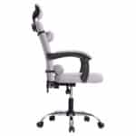ΚΑΡΕΚΛΑ ΓΡΑΦΕΙΟΥ CRONER HM1196.02 ΓΚΡΙ MESH-ΜΕΤΑΛ.ΒΑΣΗ 58x67x124Υεκ. - Image 4