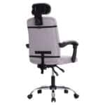 ΚΑΡΕΚΛΑ ΓΡΑΦΕΙΟΥ CRONER HM1196.02 ΓΚΡΙ MESH-ΜΕΤΑΛ.ΒΑΣΗ 58x67x124Υεκ. - Image 5