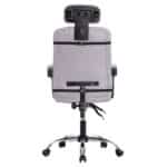 ΚΑΡΕΚΛΑ ΓΡΑΦΕΙΟΥ CRONER HM1196.02 ΓΚΡΙ MESH-ΜΕΤΑΛ.ΒΑΣΗ 58x67x124Υεκ. - Image 6