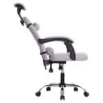 ΚΑΡΕΚΛΑ ΓΡΑΦΕΙΟΥ CRONER HM1196.02 ΓΚΡΙ MESH-ΜΕΤΑΛ.ΒΑΣΗ 58x67x124Υεκ. - Image 7