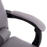 ΚΑΡΕΚΛΑ ΓΡΑΦΕΙΟΥ CRONER HM1196.02 ΓΚΡΙ MESH-ΜΕΤΑΛ.ΒΑΣΗ 58x67x124Υεκ. - Image 9