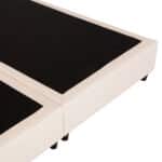 ΚΡEΒΑΤΙ ΔΙΠΛΟ LUTHER HM717 ΜΠΕΖ ΥΦΑΣΜΑ ΓΙΑ ΣΤΡΩΜΑ 160x200εκ. - Image 6
