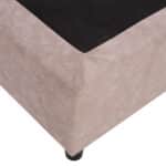 ΚΡΕΒΑΤΙ HM648.22 DOLORES, ΜΠΕΖ ΥΦΑΣΜΑ τ.NUBUCK, 120x200 εκ. - Image 5