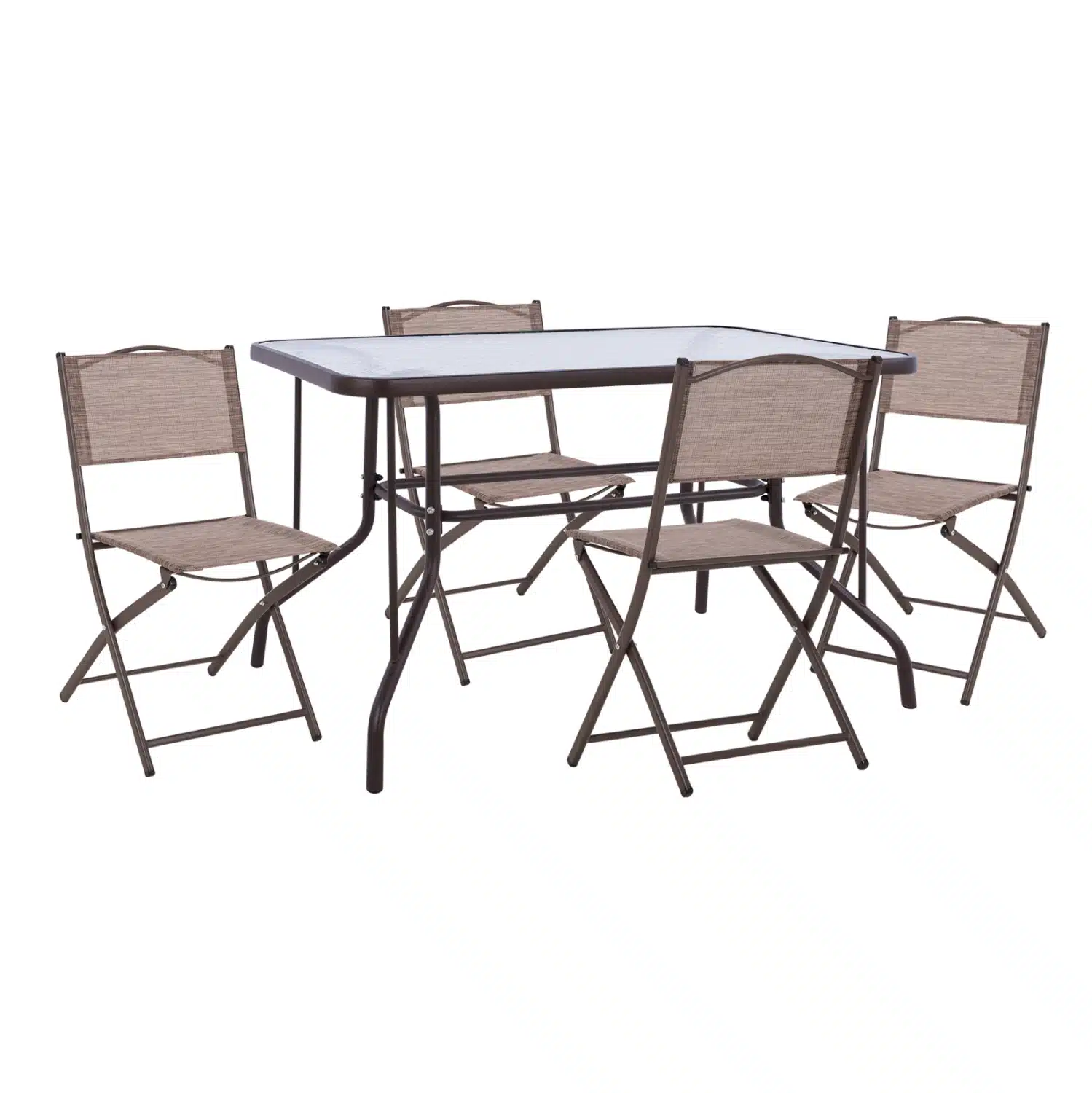 ΣΕΤ ΕΞ.ΧΩΡΟΥ 5ΤΜΧ MAG HM21034 ΤΡΑΠΕΖΙ ADAM & 4 ΠΤΥΣΣΟΜΕΝΕΣ ΚΑΡΕΚΛΕΣ-ΚΑΦΕ - Image 1