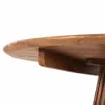 ΤΡΑΠΕΖΙ ΤΡΑΠΕΖΑΡΙΑΣ FRANTZ HM9388.11 ΜΑΣΙΦ MINDI ΞΥΛΟ ΣΕ ΦΥΣΙΚΟ Φ120X76,5Υεκ. - Image 6