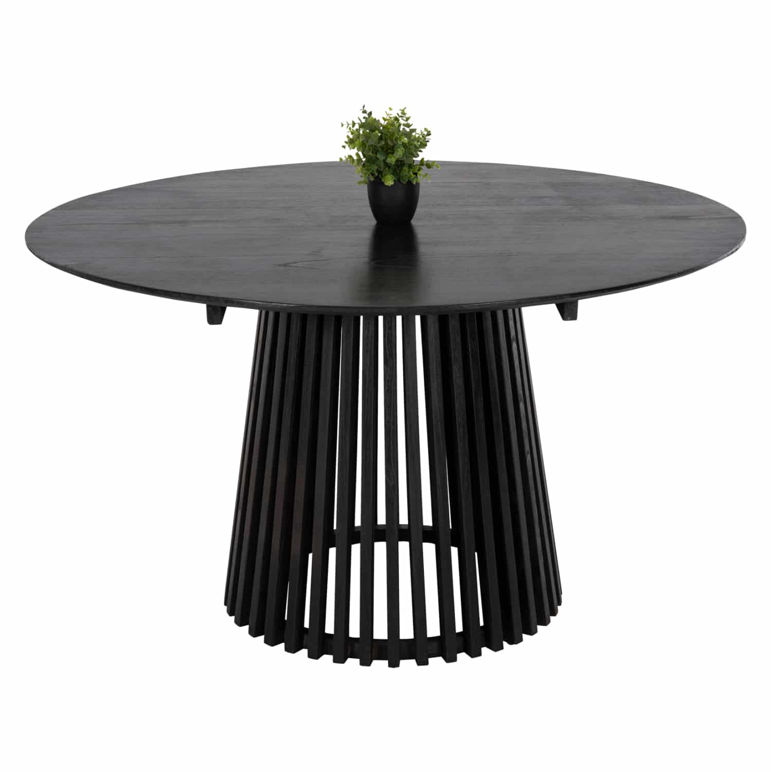 trapezi-trapezarias-fb9945712-masif-mind ΤΡΑΠΕΖΙ ΤΡΑΠΕΖΑΡΙΑΣ FRANTZ HM9457.12 ΜΑΣΙΦ MINDI ΞΥΛΟ ΣΕ ΜΑΥΡΟ Φ150x75Υεκ - Image 1