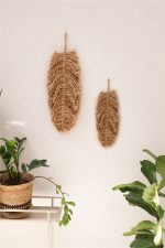 Calma House - Διακοσμητικό Τοίχου Jute Ural Natural 30x22cm - Image 2