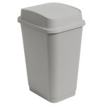 ΚΑΔΟΣ ΑΠΟΡΡΙΜΑΤΩΝ FLIPTOP 2 50lt ΓΚΡΙ
