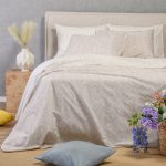 Σετ Σεντόνια 100% Βαμβάκι Coral Γκρί ανοιχτό Melinen