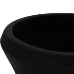 ΔΙΑΚΟΣΜΗΤΙΚΟ ΒΑΖΟ ΔΑΠΕΔΟΥ NEBULA HM4660.01S FIBER CEMENT ΜΑΥΡΟ--ΞΥΛΟ ΤΕΑΚ Φ45x115Υεκ - Image 9