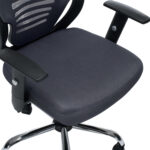 ΚΑΡΕΚΛΑ ΓΡΑΦΕΙΟΥ BRIEF HM1206.02 ΓΚΡΙ MESH--ΒΑΣΗ ΧΡΩΜΙΟΥ 63x64x122Υεκ. - Image 8