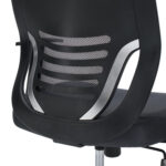 ΚΑΡΕΚΛΑ ΓΡΑΦΕΙΟΥ BRIEF HM1206.02 ΓΚΡΙ MESH--ΒΑΣΗ ΧΡΩΜΙΟΥ 63x64x122Υεκ. - Image 9