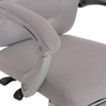 ΚΑΡΕΚΛΑ ΓΡΑΦΕΙΟΥ BARNET HM18258.02 ΓΚΡΙ MESH-ΓΚΡΙ ΣΚΕΛΕΤΟΣ NYLON 61x62x123Υ - Image 8