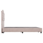 ΚΡΕΒΑΤΙ MALENA HM638.22 ΜΠΕΖ ΥΦΑΣΜΑ Τ. NUBUCK ΓΙΑ ΣΤΡΩΜΑ 150x200εκ. - Image 5