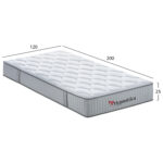 ΣΤΡΩΜΑ ΗΜΙΔΙΠΛΟ HYPNOTTICA HM748.02 POCKET SPRINGS--ΛΕΥΚΟ 120x200x25Υεκ. - Image 2