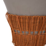 ΤΡΑΠΕΖΙ ΣΑΛΟΝΙΟΥ PERRAL HM18164.03L FIBER CEMENT ΓΚΡΙ-ΦΥΣΙΚΟ RATTAN--Φ55x45Υεκ - Image 8