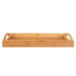 ESTIA ΔΙΣΚΟΣ ΣΕΡΒΙΡΙΣΜΑΤΟΣ BAMBOO ESSENTIALS ΜΕ ΛΑΒΕΣ ΜΕΤΑΦΟΡΑΣ 44x29.5x5.5cm - Image 2