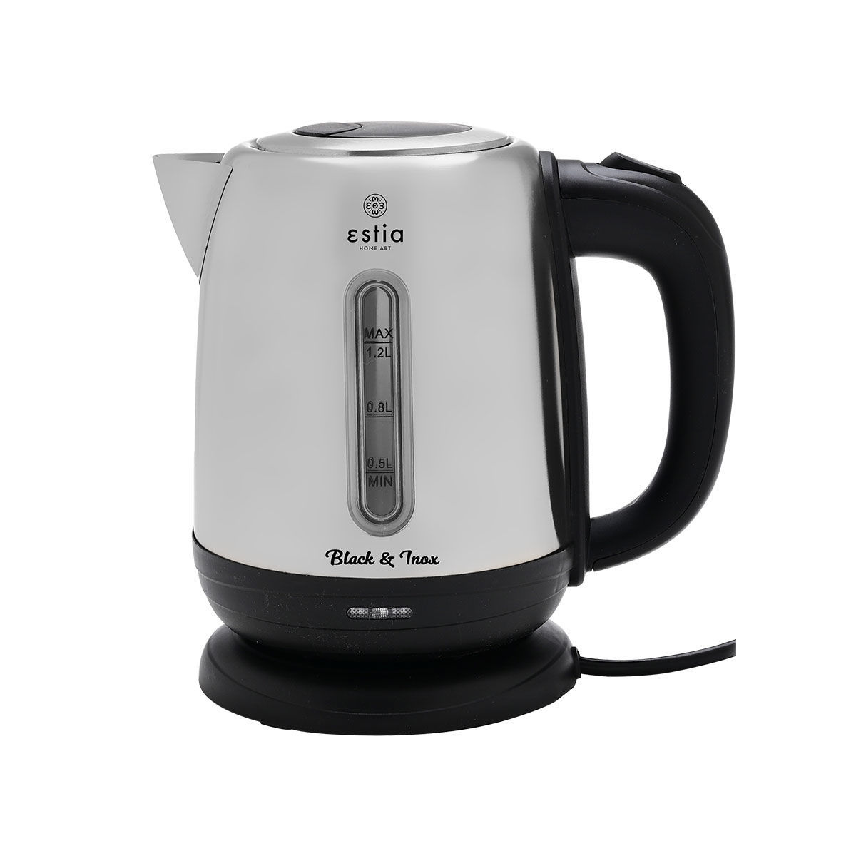 0005628_-black-inox-12lt-1630w ESTIA ΒΡΑΣΤΗΡΑΣ BLACK & INOX ΑΝΟΞΕΙΔΩΤΟΣ 1.2lt 1.630W - Image 1