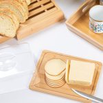 ESTIA ΒΑΣΗ ΤΥΡΙΩΝ BAMBOO ESSENTIALS ΜΕ ΠΛΑΣΤΙΚΌ ΚΑΠΑΚΙ 24x18x7.5cm - Image 5