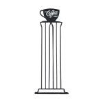 ESTIA ΒΑΣΗ ΓΙΑ ΚΑΨΟΥΛΕΣ ESPRESSO METAL BLACK ΜΕΤΑΛΛΙΚΗ 36 ΘΕΣΕΩΝ ΜΑΥΡΗ - Image 3