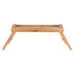 ESTIA ΔΙΣΚΟΣ ΣΕΡΒΙΡΙΣΜΑΤΟΣ BAMBOO ESSENTIALS 50x30x21cm ΜΕ ΑΝΑΔΙΠΛΟΥΜΕΝΑ ΠΟΔΙΑ - Image 2