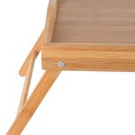 ESTIA ΔΙΣΚΟΣ ΣΕΡΒΙΡΙΣΜΑΤΟΣ BAMBOO ESSENTIALS 50x30x21cm ΜΕ ΑΝΑΔΙΠΛΟΥΜΕΝΑ ΠΟΔΙΑ - Image 6