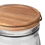 ESTIA ΔΟΧΕΙΟ ΑΠΟΘΗΚΕΥΣΗΣ ALLURE ΓΥΑΛΙΝΟ 1000ml ΜΕ ΚΛΙΠ ΚΑΠΑΚΙ - Image 3