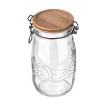 ESTIA ΔΟΧΕΙΟ ΑΠΟΘΗΚΕΥΣΗΣ ALLURE ΓΥΑΛΙΝΟ 1500ml ΜΕ ΚΛΙΠ ΚΑΠΑΚΙ - Image 2
