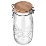 ESTIA ΔΟΧΕΙΟ ΑΠΟΘΗΚΕΥΣΗΣ ALLURE ΓΥΑΛΙΝΟ 2000ml ΜΕ ΚΛΙΠ ΚΑΠΑΚΙ - Image 2