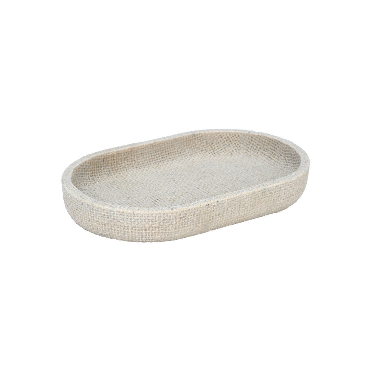 0010231_-jute-20x125x25cm ESTIA ΔΙΣΚΟΣ ΜΠΑΝΙΟΥ JUTE ΡΗΤΙΝΗΣ ΜΠΕΖ 20x12.5x2.5cm - Image 1
