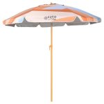 ESTIA ΟΜΠΡΕΛΑ ΘΑΛΑΣΣΗΣ SUMMER DAZE ΜΕ ΠΡΟΣΤΑΣΙΑ UPF 50+ ΑΛΟΥΜΙΝΙΟΥ 2m - Image 2