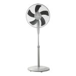 ESTIA ΑΝΕΜΙΣΤΗΡΑΣ ΣΤΑΝΤ ΕΠΙΔΑΠΕΔΙΟΣ AEROPULSE 40cm 50w ΜΕ ΣΤΡΟΓΓYΛΗ ΒΑΣΗ ΒΑΡΕΩΣ ΤΥΠΟΥ ΓΚΡΙ