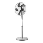 ESTIA ΑΝΕΜΙΣΤΗΡΑΣ ΣΤΑΝΤ ΕΠΙΔΑΠΕΔΙΟΣ AEROPULSE 40cm 50w ΜΕ ΣΤΡΟΓΓYΛΗ ΒΑΣΗ ΒΑΡΕΩΣ ΤΥΠΟΥ ΓΚΡΙ - Image 2
