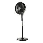 ESTIA ΑΝΕΜΙΣΤΗΡΑΣ ΣΤΑΝΤ ΕΠΙΔΑΠΕΔΙΟΣ AITHER 40cm 45w ΜΑΥΡΟΣ ΜΕ ΧΡΟΝΟΔΙΑΚΟΠΤΗ - Image 2