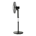 ESTIA ΑΝΕΜΙΣΤΗΡΑΣ ΣΤΑΝΤ ΕΠΙΔΑΠΕΔΙΟΣ BOW 45cm 75w ΜΑΥΡΟΣ ΜΕ ΤΗΛΕΧΕΙΡΙΣΤΗΡΙΟ - Image 3