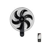 ESTIA ΑΝΕΜΙΣΤΗΡΑΣ ΕΠΙΤΟΙΧΙΟΣ BOW 45cm 75w ΜΑΥΡΟΣ ΜΕ ΜΕ ΤΗΛΕΧΕΙΡΙΣΤΗΡΙΟ