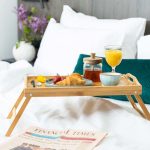 ESTIA ΔΙΣΚΟΣ ΣΕΡΒΙΡΙΣΜΑΤΟΣ BAMBOO ESSENTIALS 50x30x21cm ΜΕ ΑΝΑΔΙΠΛΟΥΜΕΝΑ ΠΟΔΙΑ - Image 8