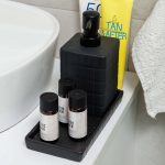 ESTIA ΔΙΣΚΟΣ ΜΠΑΝΙΟΥ TILES ΚΕΡΑΜΙΚΟΣ 20x10x2cm ΜΑΥΡΟΣ - Image 3