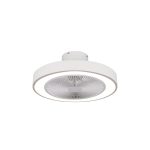ESTIA ΑΝΕΜΙΣΤΗΡΑΣ ΟΡΟΦΗΣ HALO FLOW 50cm 15w ΜΕ CCT LED ΦΩΤΙΣΜΟ 45W & ΤΗΛΕΧΕΙΡΙΣΤΗΡΙΟ ΛΕΥΚΟΣ