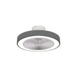 ESTIA ΑΝΕΜΙΣΤΗΡΑΣ ΟΡΟΦΗΣ HALO FLOW 50cm 15w ΜΕ CCT LED ΦΩΤΙΣΜΟ 45W & ΤΗΛΕΧΕΙΡΙΣΤΗΡΙΟ ΓΚΡΙ