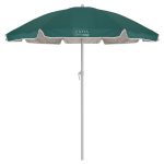 ESTIA ΟΜΠΡΕΛΑ ΘΑΛΑΣΣΗΣ TEAL GREEN ΜΕ ΠΡΟΣΤΑΣΙΑ UPF 50+ ΜΕΤΑΛΛΙΚΗ 1.8m