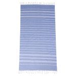 ESTIA ΠΕΤΣΕΤΑ ΘΑΛΑΣΣΗΣ NAVY STRIPES ΒΑΜΒΑΚΕΡΗ 80x170cm ΜΠΛΕ