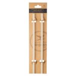 ESTIA ΑΝΤΑΛΛΑΚΤΙΚΑ ΚΑΛΑΜΑΚΙΑ STRAW TUMBLER XL 1200ml LILY WHITE 2 ΤΕΜ
