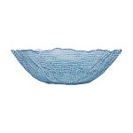 ESTIA ΣΑΛΑΤΙΕΡΑ ROCHE ΓΥΑΛΙΝΗ 27.5x8cm ΜΠΛΕ - Image 2
