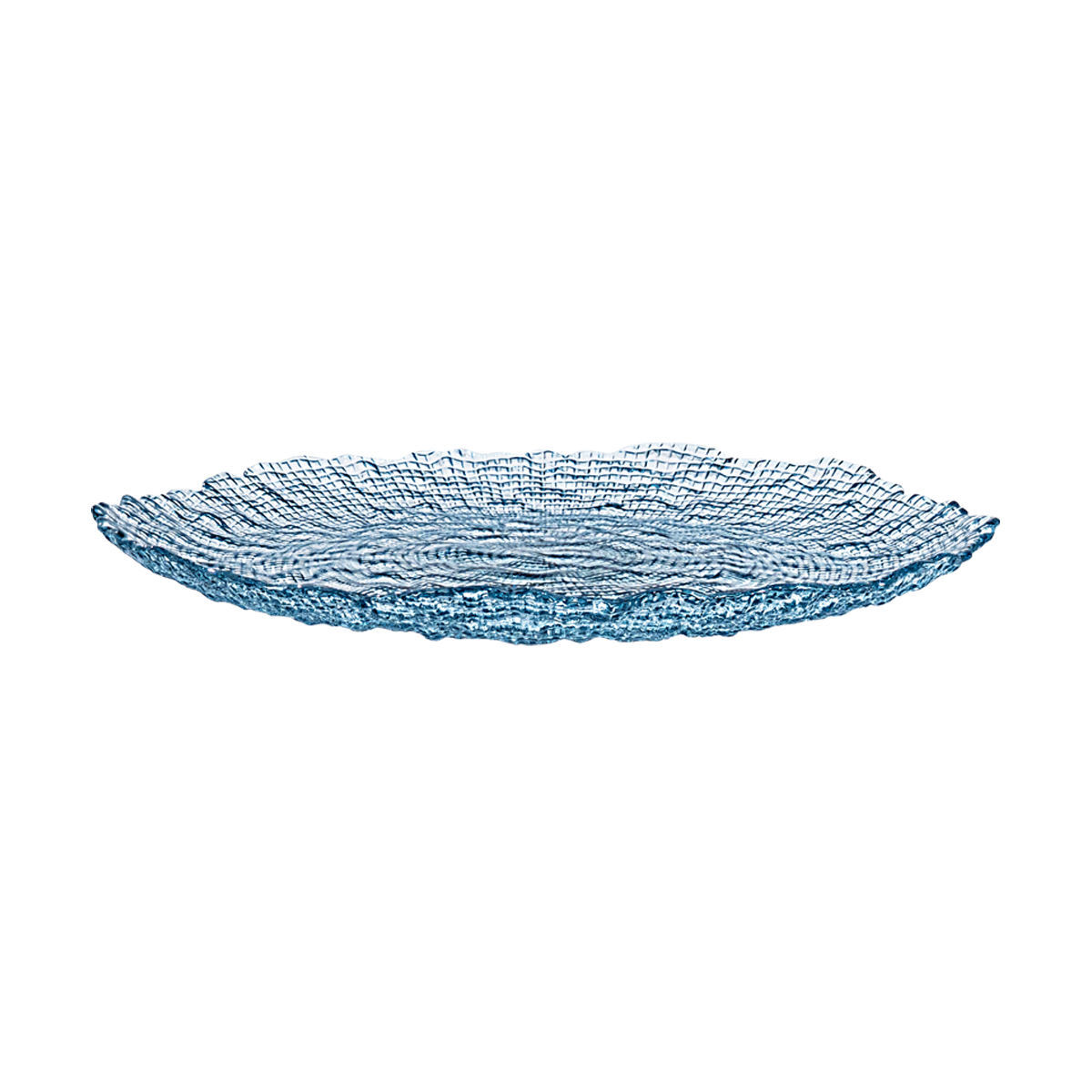 0016646_-roche-32x29cm- ESTIA ΔΙΣΚΟΣ ΣΕΡΒΙΡΙΣΜΑΤΟΣ ROCHE ΓΥΑΛΙΝΟΣ 32x2.9cm ΜΠΛΕ - Image 1