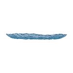 ESTIA ΔΙΣΚΟΣ ΣΕΡΒΙΡΙΣΜΑΤΟΣ ROCHE ΓΥΑΛΙΝΟΣ 32x2.9cm ΜΠΛΕ - Image 2