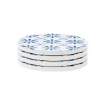 ESTIA ΣΟΥΒΕΡ AEGEAN TILE ΚΕΡΑΜΙΚΟ Φ10.3cm ΣΕΤ 4 ΤΕΜ